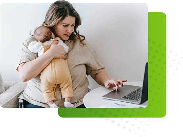 Woman on laptop